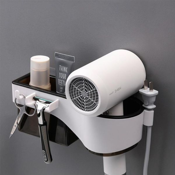 bathroom storage & organization hair dryer rack comb holder shelves organizer self-adhesive wall mounted stand for shampoo straightener
bathroom storage & organization hair dryer rack comb holder shelves organizer self-adhesive wall mounted stand for shampoo straightener