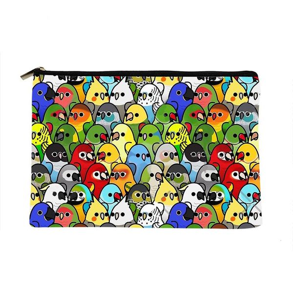 cosmetic bags & cases women too many birds printed make up bag fashion cosmetics organizer for travel colorful storage lady
cosmetic bags & cases women too many birds printed make up bag fashion cosmetics organizer for travel colorful storage lady