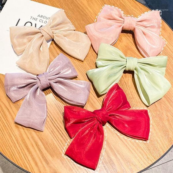 pearl satin big bow hairpin clip girly heart spring headwear all-match retro hair accessories1
pearl satin big bow hairpin clip girly heart spring headwear all-match retro hair accessories1