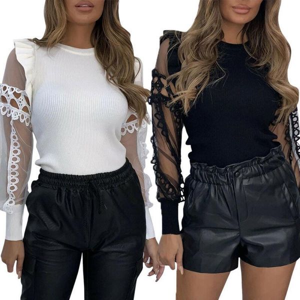 chiffon spring summer o neck women blouses lace hollow out xl embroidery long sleeve patchwork shirt plus size feminino, White
chiffon spring summer o neck women blouses lace hollow out xl embroidery long sleeve patchwork shirt plus size feminino, White