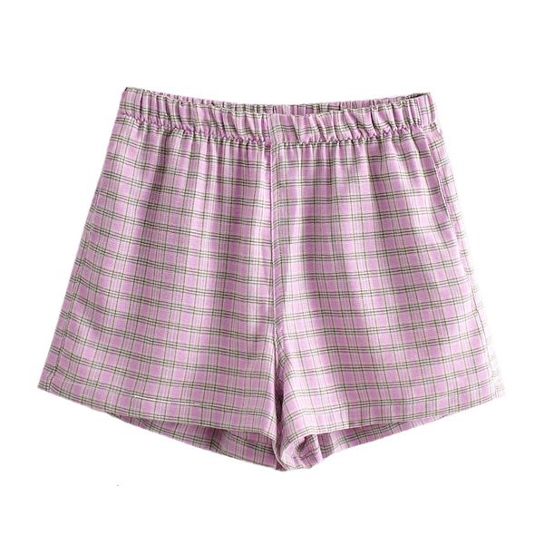women's shorts american niche design summer wear new elastic waist plaid leisure thin pants, White;black
women's shorts american niche design summer wear new elastic waist plaid leisure thin pants, White;black
