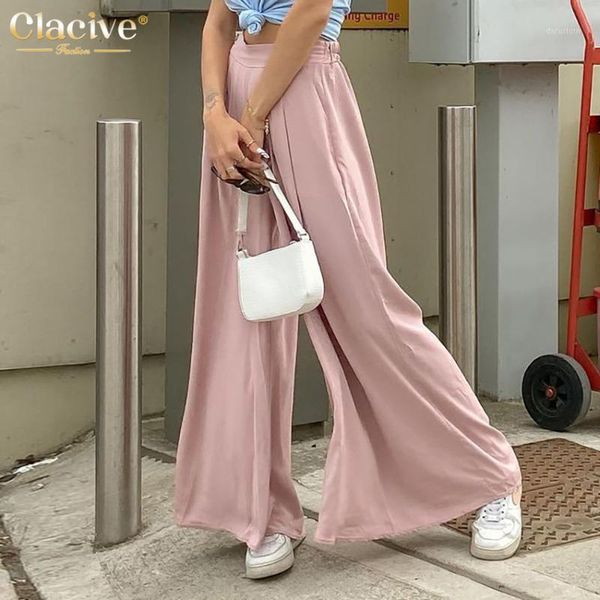 women's pants & capris women's clacive fashion pink high wasit ladies casual elastic waist wide trousers elegant loose full length, Black;white
women's pants & capris women's clacive fashion pink high wasit ladies casual elastic waist wide trousers elegant loose full length, Black;white