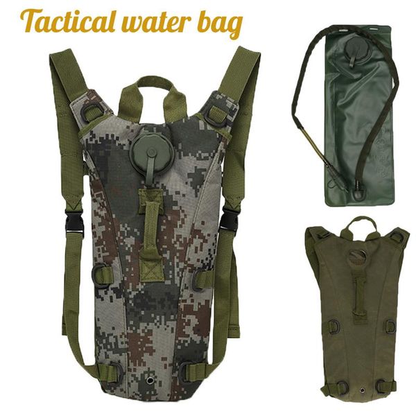 outdoor bags 3l tactical hydration backpack military water bag cycling pack sport knapsack running hiking climbing drinking system
outdoor bags 3l tactical hydration backpack military water bag cycling pack sport knapsack running hiking climbing drinking system