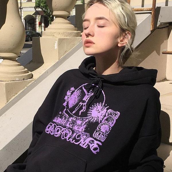 women's hoodies & sweatshirts american clothing winter oversize vintage female sweatshirt punk letter puls velvet ulzzang pullover casu, Black
women's hoodies & sweatshirts american clothing winter oversize vintage female sweatshirt punk letter puls velvet ulzzang pullover casu, Black