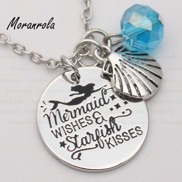 pendant necklaces arrive "mermaid wish and starfish kisses "copper mermaid necklace &keychain, christmas gift,, Silver
pendant necklaces arrive "mermaid wish and starfish kisses "copper mermaid necklace &keychain, christmas gift,, Silver