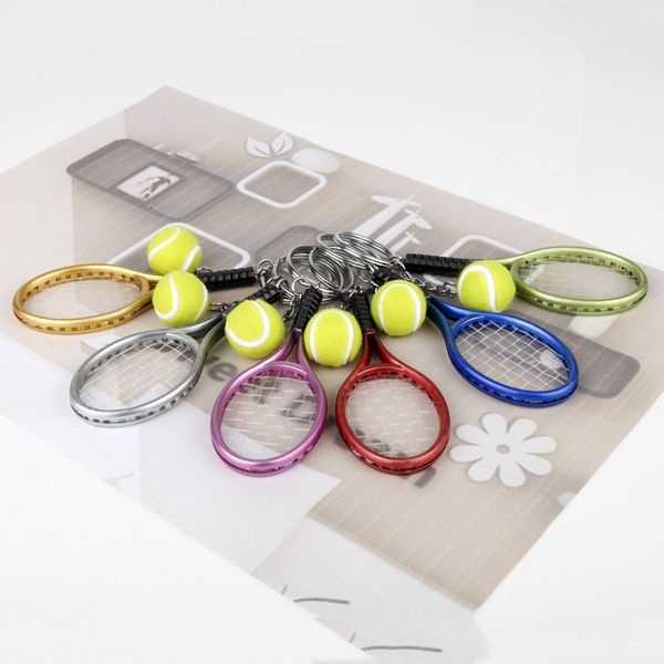 racket pendant keychain keyrings mini tennis ball shape keyring sports equiment theme key chain souvenir cute car key rings, Silver
racket pendant keychain keyrings mini tennis ball shape keyring sports equiment theme key chain souvenir cute car key rings, Silver