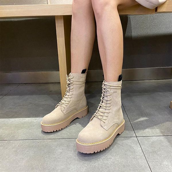 boots ankle women genuine leather short flat platform shoes ladies fashion casual thick bottom, Black
boots ankle women genuine leather short flat platform shoes ladies fashion casual thick bottom, Black