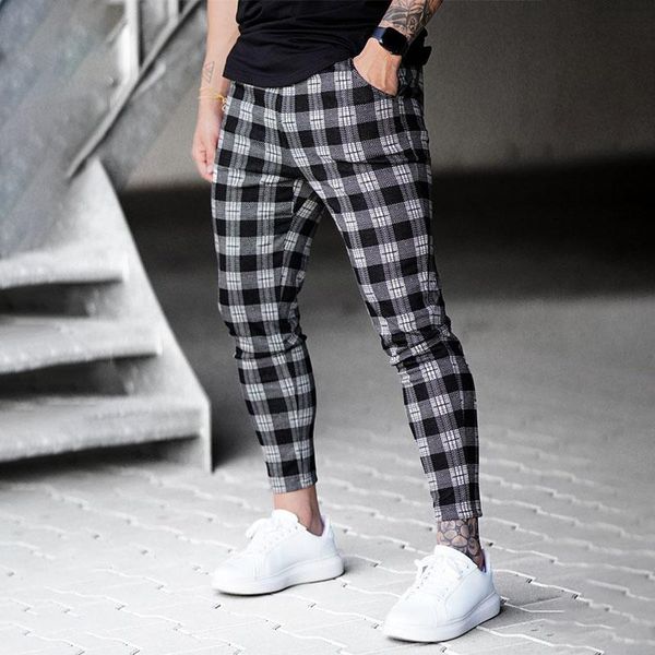 men's pants sweatpants men fashion brand joggers 2021 four seasons streetwear trousers plaid casual sports clothing m-xxl, Black
men's pants sweatpants men fashion brand joggers 2021 four seasons streetwear trousers plaid casual sports clothing m-xxl, Black