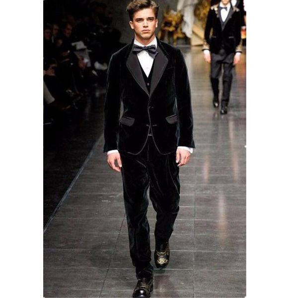 black velour jacket pants set slim fit men suit groomsmen groom tuxedo regular velvet prom suits(jacket+pants+vest) men's suits & blaze, White;black
black velour jacket pants set slim fit men suit groomsmen groom tuxedo regular velvet prom suits(jacket+pants+vest) men's suits & blaze, White;black