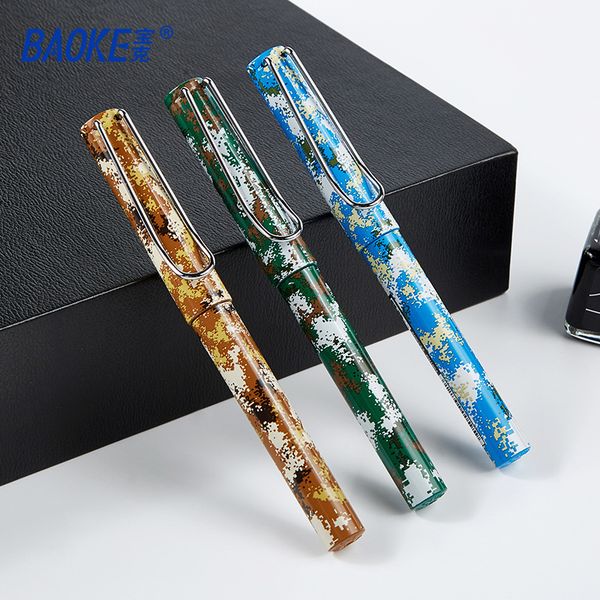 luxury fountain pen baoke garden pn1003 0.5mm camouflage plastic holder rotary ink absorption student calligraphy practice
luxury fountain pen baoke garden pn1003 0.5mm camouflage plastic holder rotary ink absorption student calligraphy practice