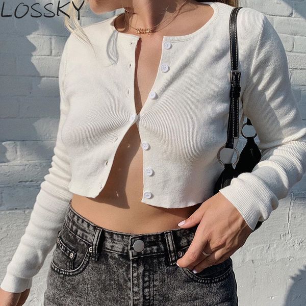 knitted long sleeve button crop autumn winter women's t-shirt white solid basic ribbed t shirt bodycon tees 210520
knitted long sleeve button crop autumn winter women's t-shirt white solid basic ribbed t shirt bodycon tees 210520