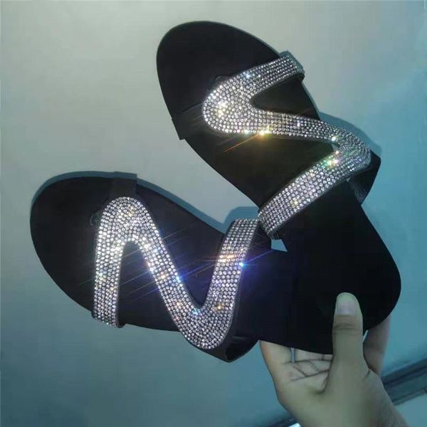 slippers women shoes rhinestone rivet casual ladies slides open toe metal decoration beach shoe summer flip flops, Black
slippers women shoes rhinestone rivet casual ladies slides open toe metal decoration beach shoe summer flip flops, Black