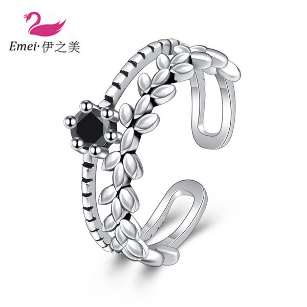 ring simple and creative mahua agate thai silver fashion valentine's day end