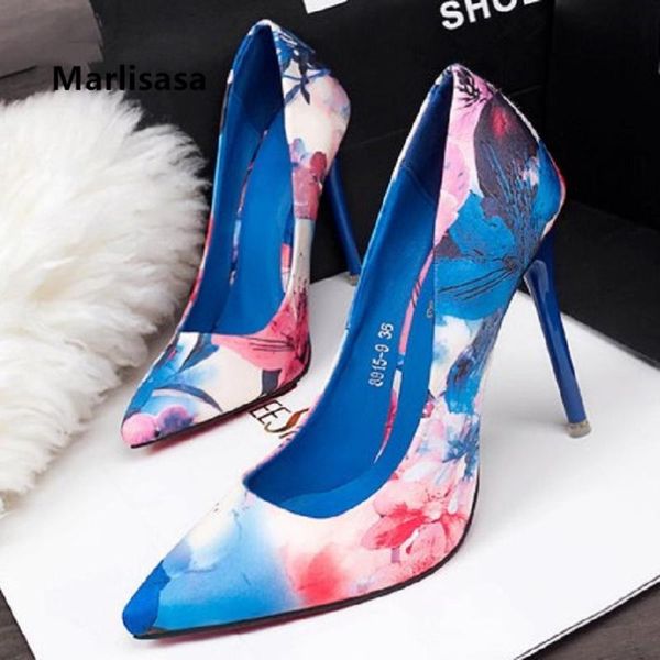 dress shoes marlisasa women fashion sweet blue floral pattern slip on high heel stiletto ladies casual red female heels h2570, Black
dress shoes marlisasa women fashion sweet blue floral pattern slip on high heel stiletto ladies casual red female heels h2570, Black