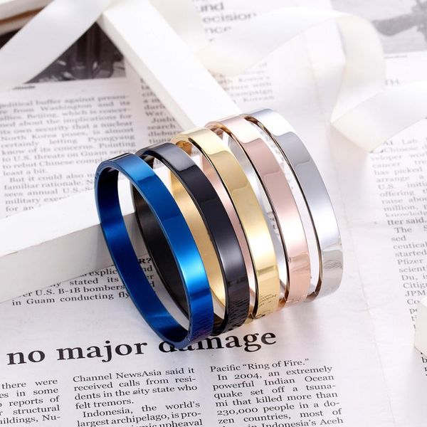 bangle classic five colors blue men women charm bracelet cuff open & fashion couple wedding brand, Black
bangle classic five colors blue men women charm bracelet cuff open & fashion couple wedding brand, Black