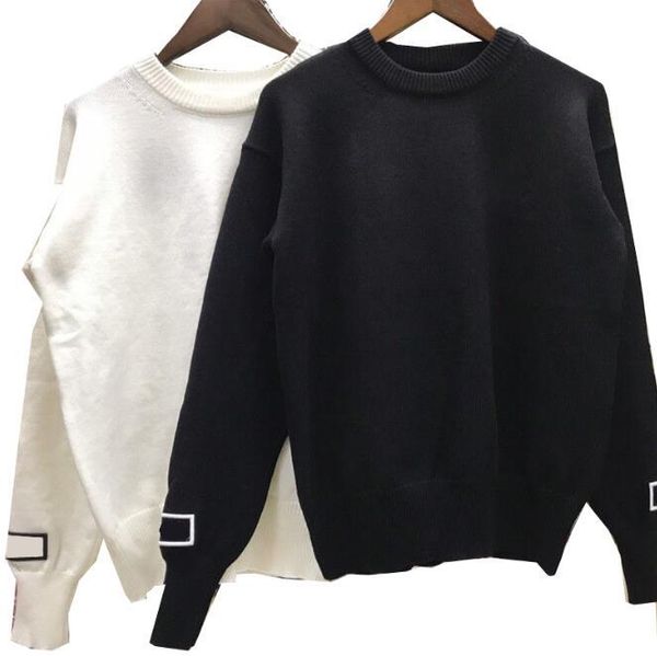 brand sweaters 2021 fashion autumn european high-end custom women's sweater alphabet embroidery large size comfortable w, White;black
brand sweaters 2021 fashion autumn european high-end custom women's sweater alphabet embroidery large size comfortable w, White;black