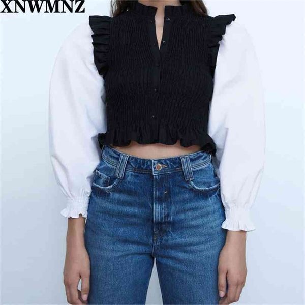 women vintage puff sleeve patchwork elastic slim smock blouse office ladies sweet agaric lace chic shirts 210520, White
women vintage puff sleeve patchwork elastic slim smock blouse office ladies sweet agaric lace chic shirts 210520, White