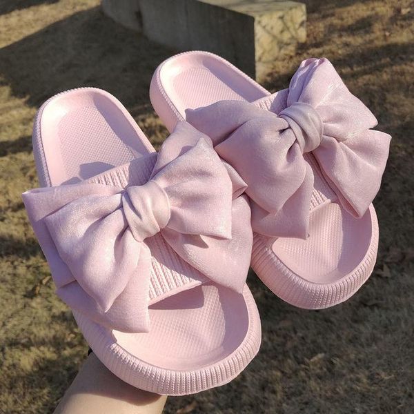 slippers shoes women bow for in summer wear thick bottomed sandals indoor use sandalias mujer, Black
slippers shoes women bow for in summer wear thick bottomed sandals indoor use sandalias mujer, Black