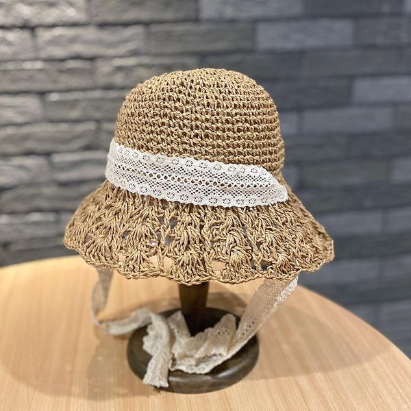 beanie/skull caps women's summer hollow-out sun-proof bucket hat korean-style foldable lace ribbon lightweight breathable beach, Blue;gray
beanie/skull caps women's summer hollow-out sun-proof bucket hat korean-style foldable lace ribbon lightweight breathable beach, Blue;gray