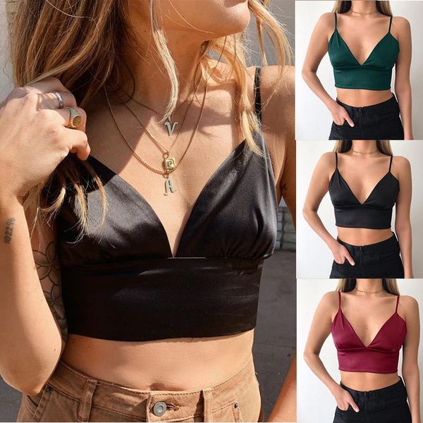 summer spliced jacket european and american v-neck short navel slim camisole women's t-shirt, White
summer spliced jacket european and american v-neck short navel slim camisole women's t-shirt, White