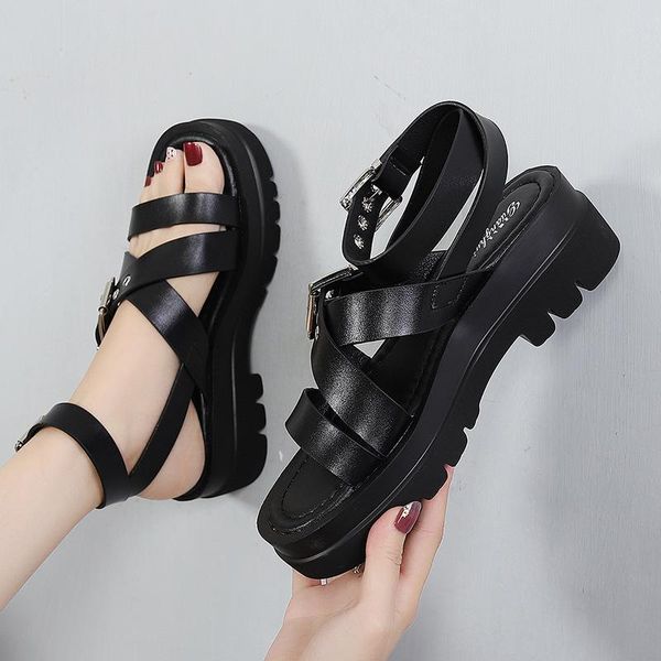 sandals summer gladiator woman 2021 ankle straps flats platform black retro roma styles thich bottom shoes
sandals summer gladiator woman 2021 ankle straps flats platform black retro roma styles thich bottom shoes