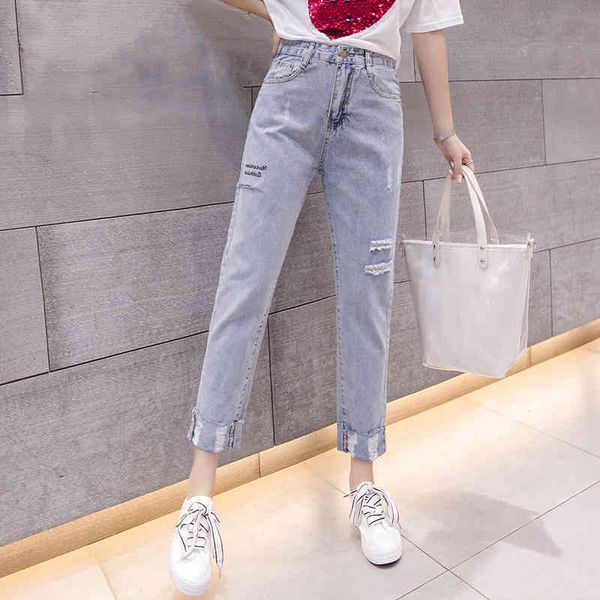 women's jeans torn jeans early spring style korean high waist slimming embroidered straight cropped pants harem for 6ta0, Blue
women's jeans torn jeans early spring style korean high waist slimming embroidered straight cropped pants harem for 6ta0, Blue