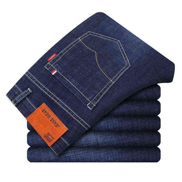 men's jeans 2021 autumn and winter elastic thick cotton busins straight slim fit men's jeans long pants, Blue
men's jeans 2021 autumn and winter elastic thick cotton busins straight slim fit men's jeans long pants, Blue