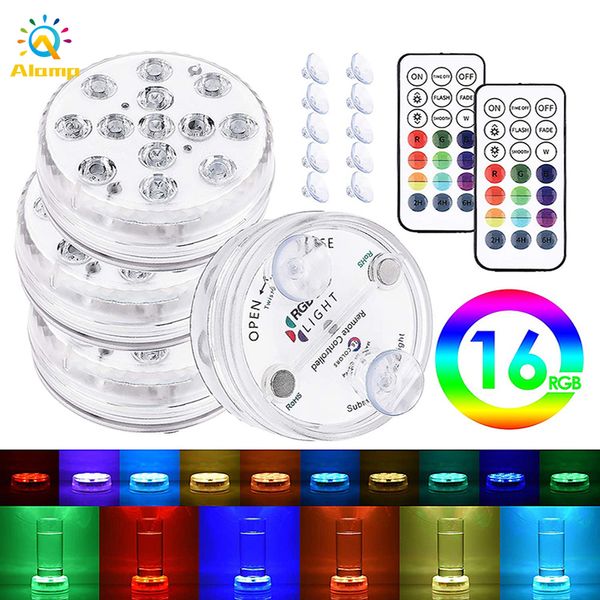 submersible led lights 13leds 16 colors ip68 waterproof pool light with magnets and rf remote underwater lamp for decor
submersible led lights 13leds 16 colors ip68 waterproof pool light with magnets and rf remote underwater lamp for decor