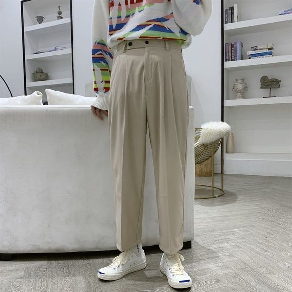men's pants korean style cargo baggy suit fashion trend loose casual streetwear solid color trousers plus size m-2xl gzlf, Black
men's pants korean style cargo baggy suit fashion trend loose casual streetwear solid color trousers plus size m-2xl gzlf, Black