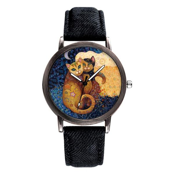 watches women 2021 fashion lovely cat cartoon dial leather watchband quartz clock wristwatches, Slivery;brown
watches women 2021 fashion lovely cat cartoon dial leather watchband quartz clock wristwatches, Slivery;brown