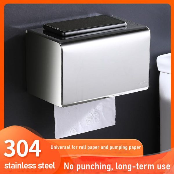 toilet paper holders punch-304 stainless steel towel rack waterproof roll box dual-purpose
toilet paper holders punch-304 stainless steel towel rack waterproof roll box dual-purpose