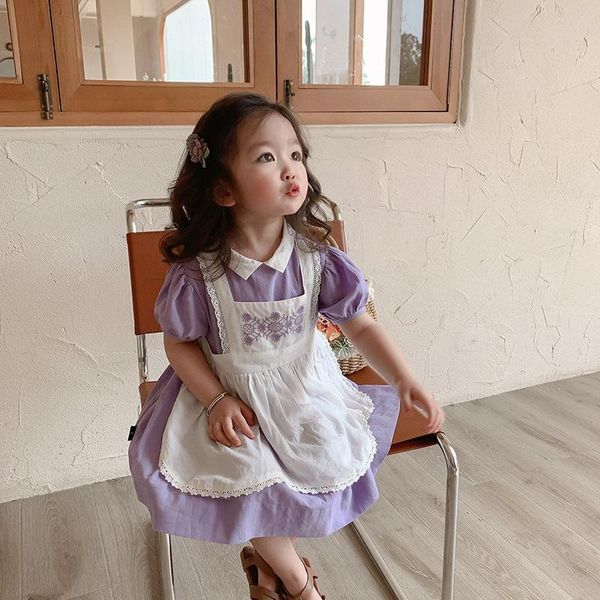 summer children's wear girls short sleeve korean thin embroidery fake two dresses girl's, Red;yellow
summer children's wear girls short sleeve korean thin embroidery fake two dresses girl's, Red;yellow