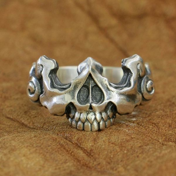 925 sterling silver half skull face mens biker punk ring ta275 us size 7~15, Golden;silver
925 sterling silver half skull face mens biker punk ring ta275 us size 7~15, Golden;silver