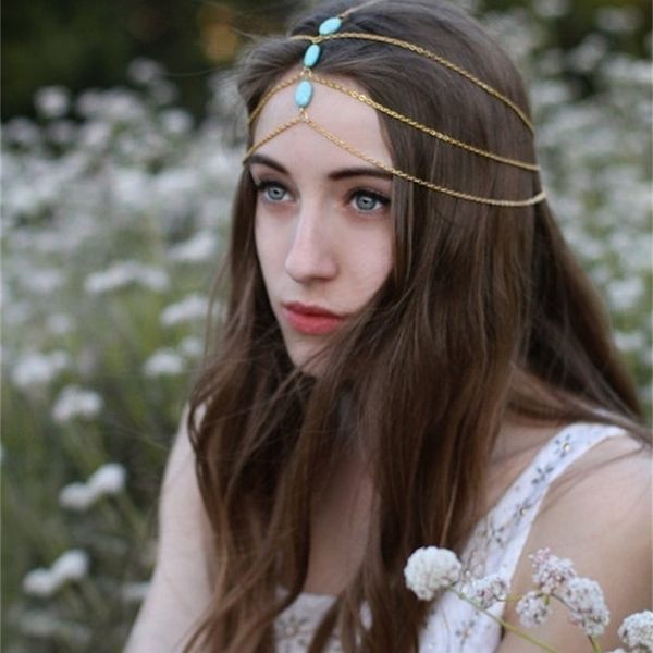 natural pine stone simple multi-layer tassel chain band hair accessories, Black;brown
natural pine stone simple multi-layer tassel chain band hair accessories, Black;brown