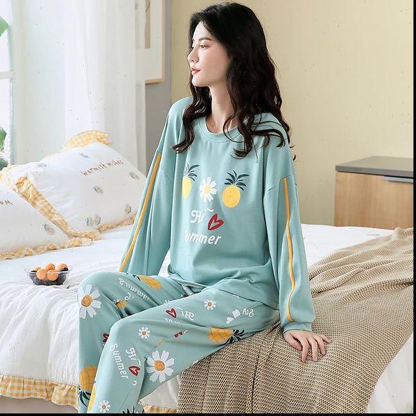autumn winter cotton cartoon women sleepwear pajamas set pyjamas homewear long sleeve plus size home clothes night suit female, Black;red
autumn winter cotton cartoon women sleepwear pajamas set pyjamas homewear long sleeve plus size home clothes night suit female, Black;red