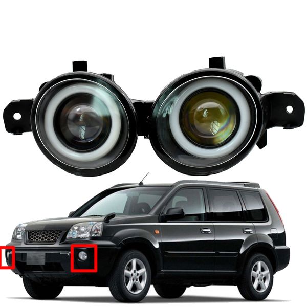 with fog light 2 pieces led drl fog-lights angel eye 12v h11 for nissan x-trail (t30) 2001-2006
with fog light 2 pieces led drl fog-lights angel eye 12v h11 for nissan x-trail (t30) 2001-2006