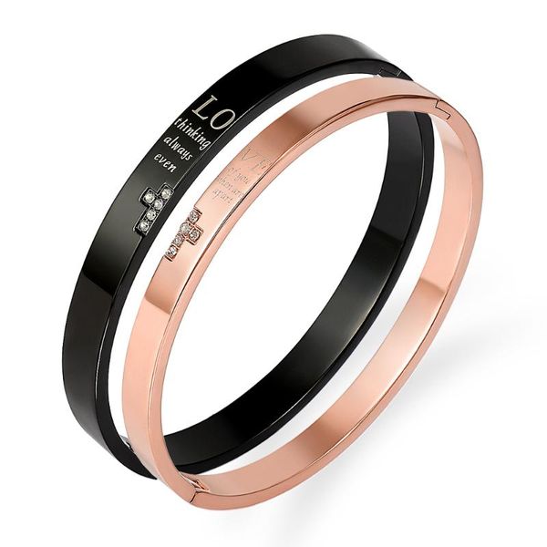 bangle love couple rose gold black color stainless steel bangles bracelets for women and man open simple round armband jewelry
bangle love couple rose gold black color stainless steel bangles bracelets for women and man open simple round armband jewelry