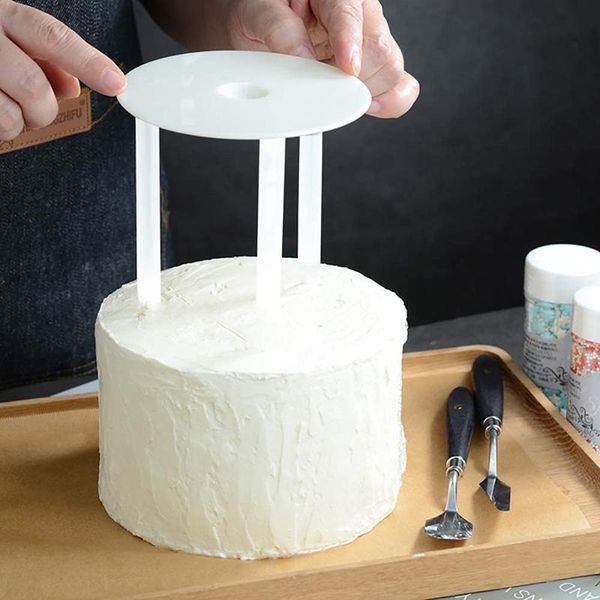 other bakeware 50 pcs cake dowel rods stacking straws for tiered construction plastic white sticks tools sets