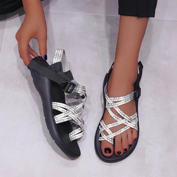 summer sandals women's flats woven strap open toe shoes woman casual anti-slip soft sole ladies buckle, Black
summer sandals women's flats woven strap open toe shoes woman casual anti-slip soft sole ladies buckle, Black