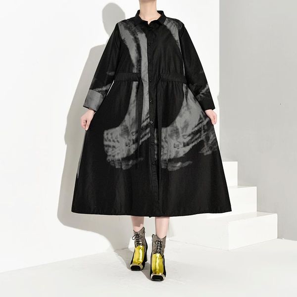 casual dresses fashion women black print inks printed vintage dress lapel neck long sleeve loose fit spring autumn tide 1a925, Black;gray
casual dresses fashion women black print inks printed vintage dress lapel neck long sleeve loose fit spring autumn tide 1a925, Black;gray