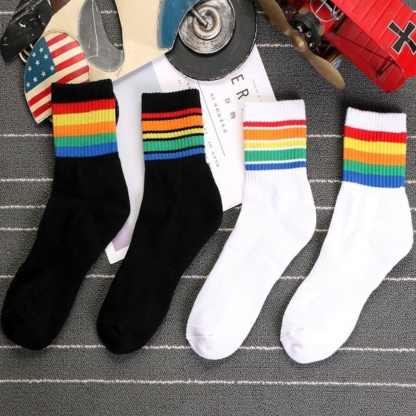 mful 80 towel and cotton towel bottom sweat absorption breathable rainbow stripe sports fashion men's socks waist men's socks, Black
mful 80 towel and cotton towel bottom sweat absorption breathable rainbow stripe sports fashion men's socks waist men's socks, Black