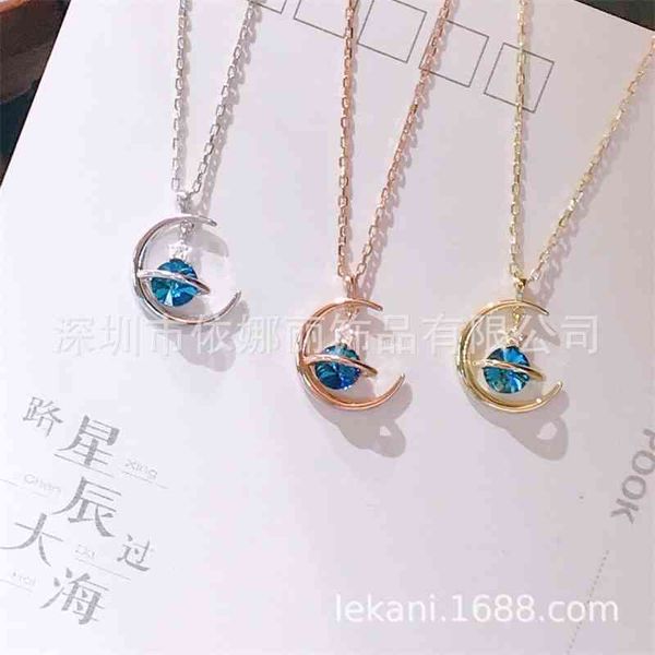 pure silver necklace women's japan and south korea fashion moon planet pendant jewelry pten042, Black
pure silver necklace women's japan and south korea fashion moon planet pendant jewelry pten042, Black