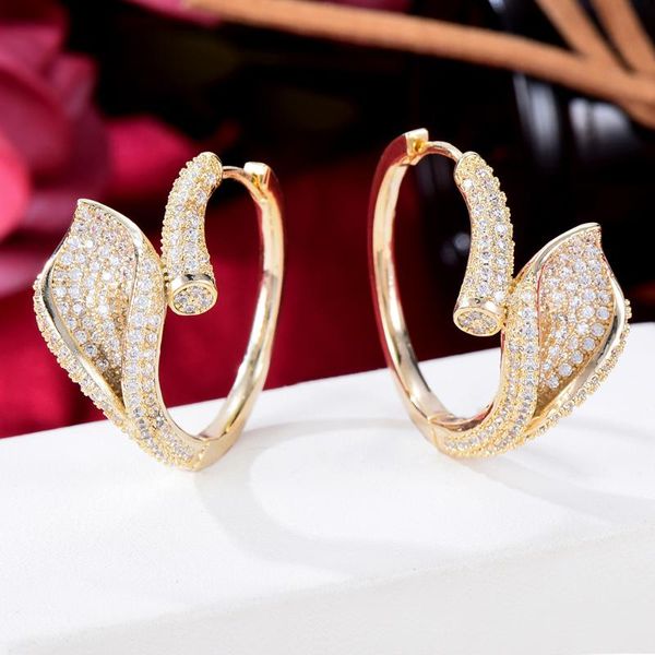 hoop & huggie blachette jewelry gorgeous elegant women's earrings cubic zircon wedding daily high-quality fashion exquisite accessories, Golden;silver
hoop & huggie blachette jewelry gorgeous elegant women's earrings cubic zircon wedding daily high-quality fashion exquisite accessories, Golden;silver