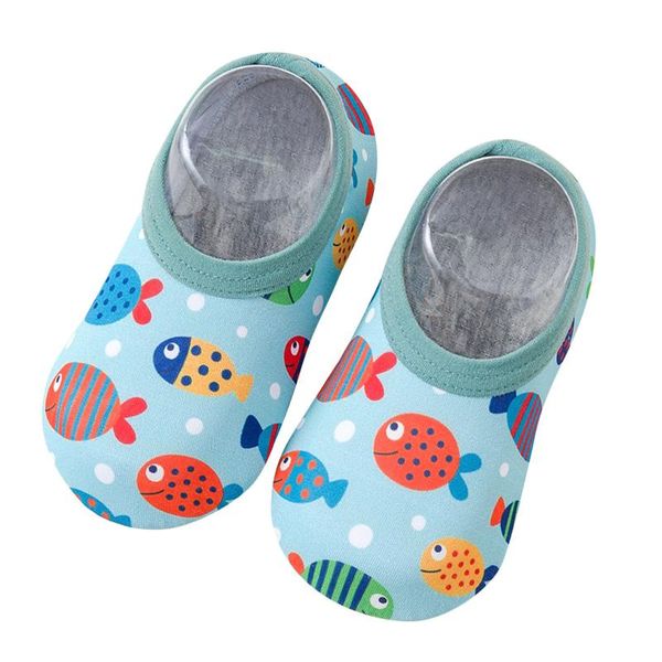 socks kids baby cartoon water flooor shoes for boys girls barefoot non-slip breathable infant ankle slipper ll3, Pink;yellow