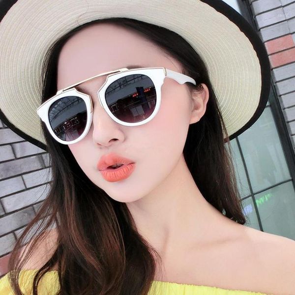 luxury metal frame sunglasses women brand designer eyewear uv400 retro vintage cat eye men sun glasses lunette1, White;black
luxury metal frame sunglasses women brand designer eyewear uv400 retro vintage cat eye men sun glasses lunette1, White;black