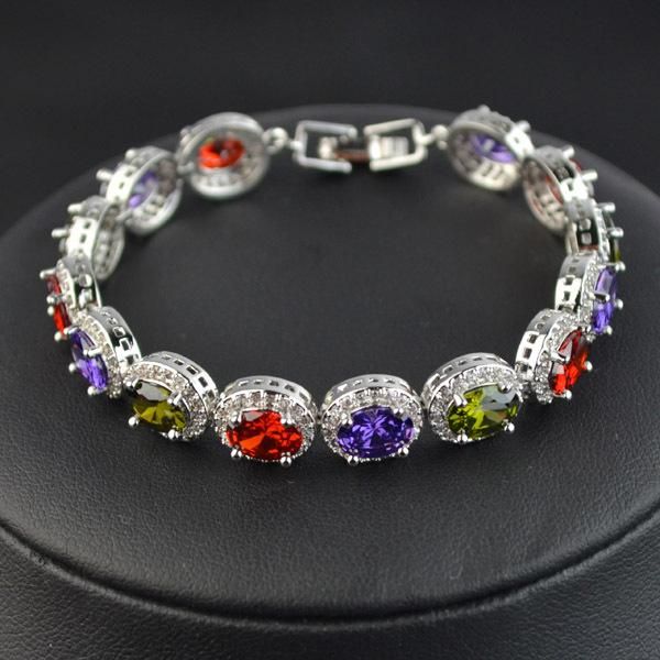 colors option cubic zirconia luxury bracelets for women,zircon fashion jewelry link, chain, Black
colors option cubic zirconia luxury bracelets for women,zircon fashion jewelry link, chain, Black