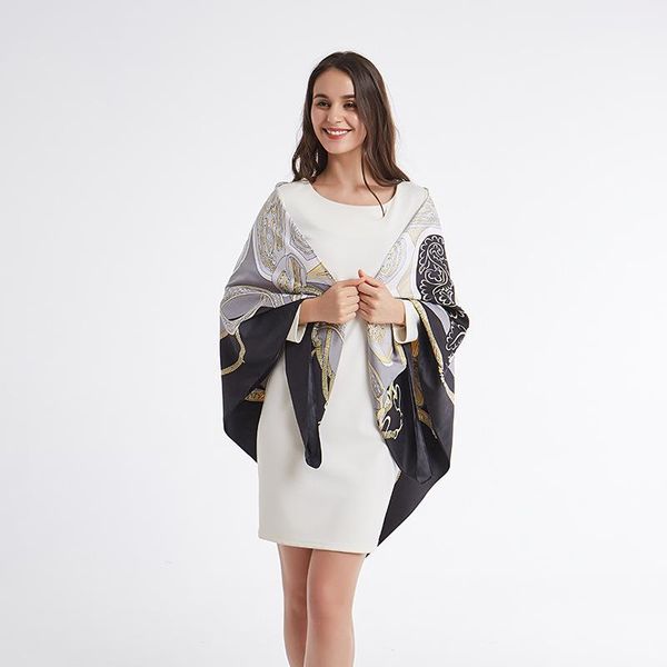 scarves mulberry scarf women silk luxury shawl beach cover-ups bandana hijabs bufand de seda foulard en soie solar playa, Blue;gray
scarves mulberry scarf women silk luxury shawl beach cover-ups bandana hijabs bufand de seda foulard en soie solar playa, Blue;gray