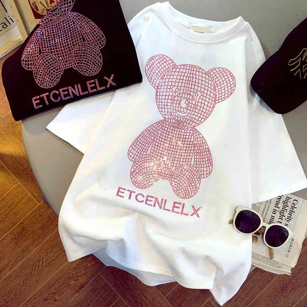 women's t-shirt summer shirts, casual round turtlenecks, white background, puncture, cartoon bear, graphic t- harajuku, girls, wxcg
women's t-shirt summer shirts, casual round turtlenecks, white background, puncture, cartoon bear, graphic t- harajuku, girls, wxcg