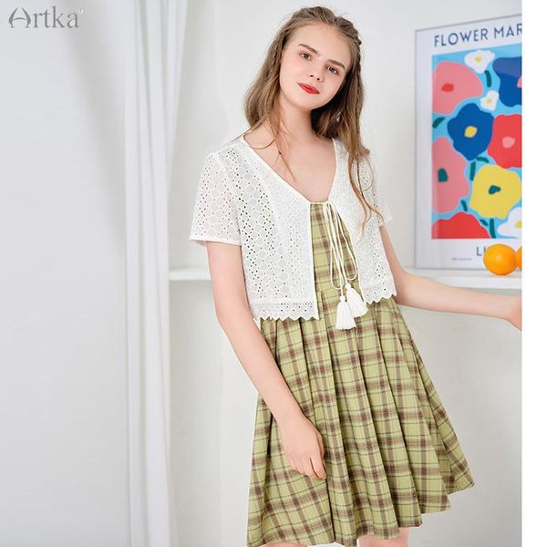 casual dresses artka 2021 summer women dress fashion bear embroidery plaid pleated high waist sleeveless midi tank la20307x, Black;gray
casual dresses artka 2021 summer women dress fashion bear embroidery plaid pleated high waist sleeveless midi tank la20307x, Black;gray