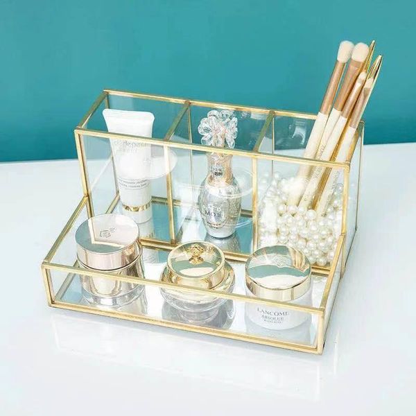 storage boxes & bins clear glass makeup brush holder cosmetic case lipstick desk organizer make up tools
storage boxes & bins clear glass makeup brush holder cosmetic case lipstick desk organizer make up tools